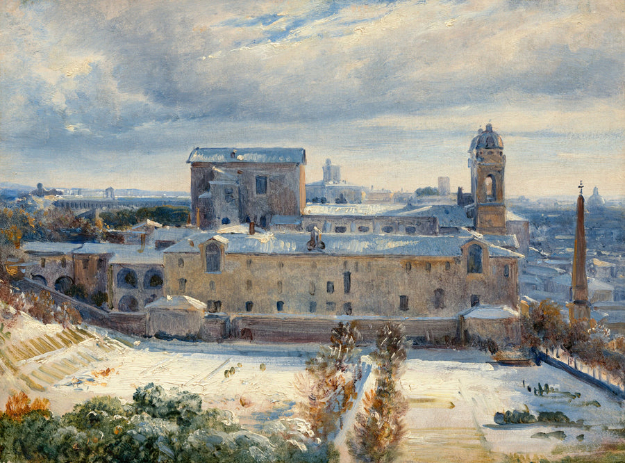 La Trinité-des-Monts sous la neige - André Giroux