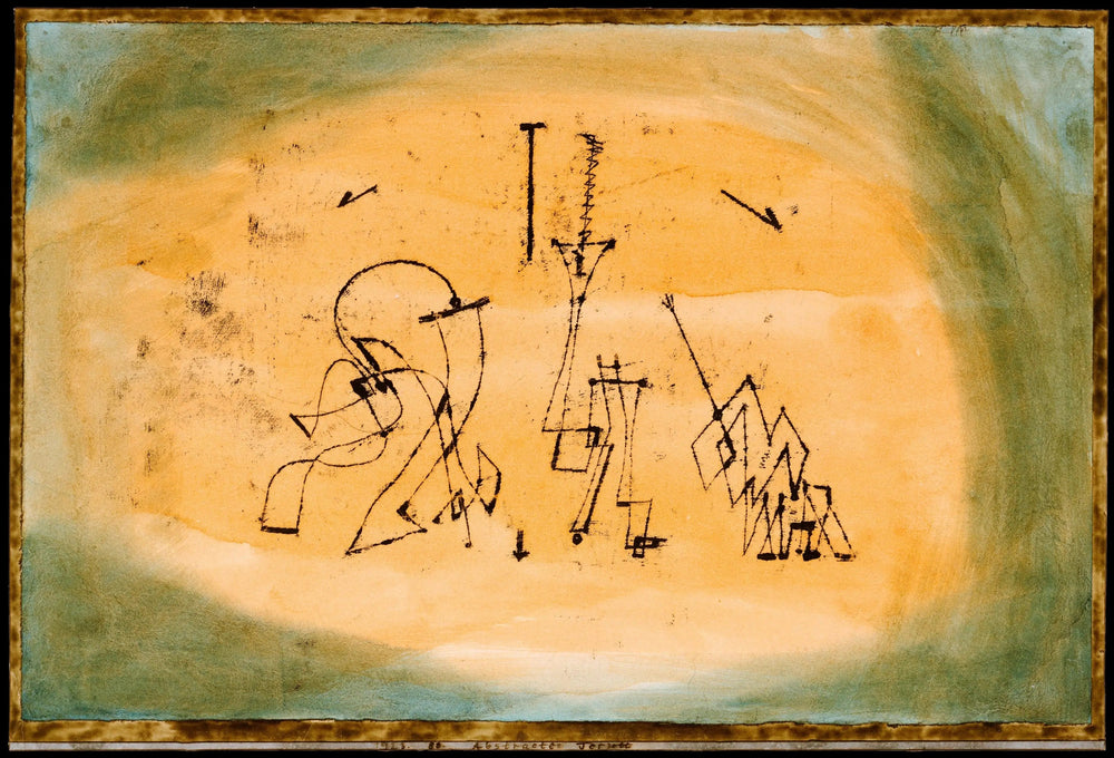 Trio abstrait - Paul Klee - Alpha Reproduction