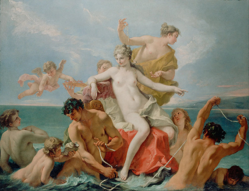 Venusin voitto merellä - Sebastiano Ricci