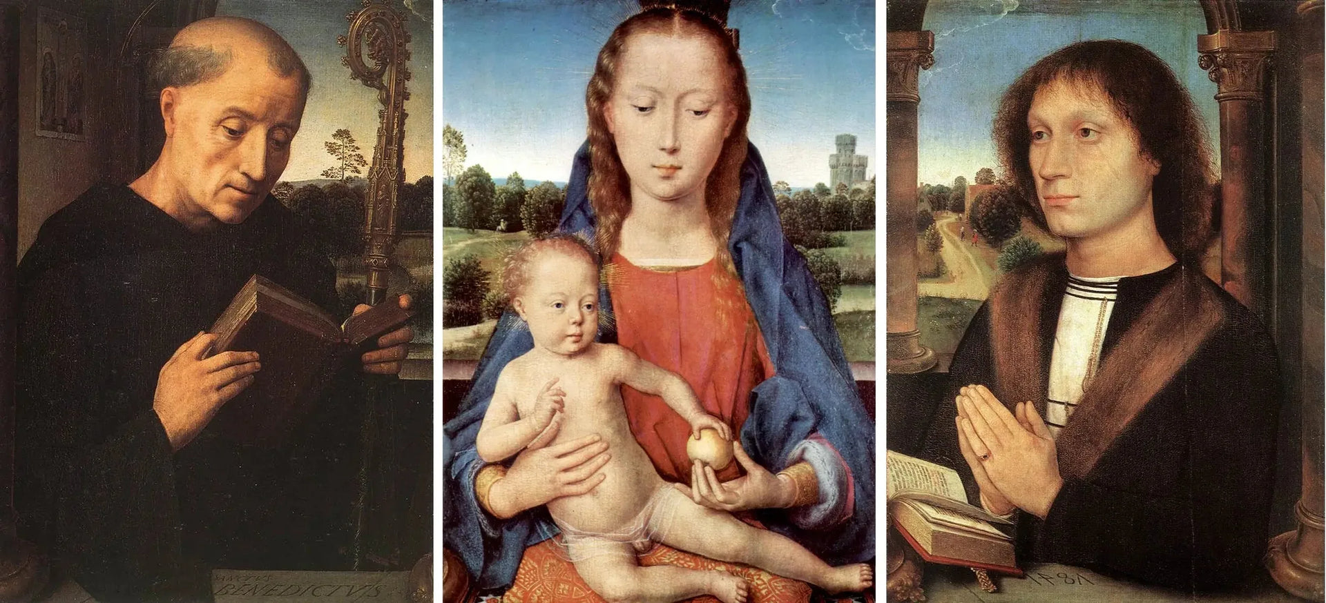 Triptyque de Benedetto Portinari - Hans Memling image 1 reproduction réalisée par Alpha Reproduction