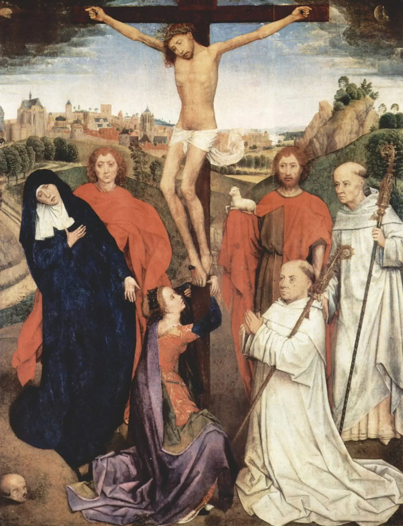 Jan Crabben triptyyki. Keskimmäinen taulu - Hans Memling