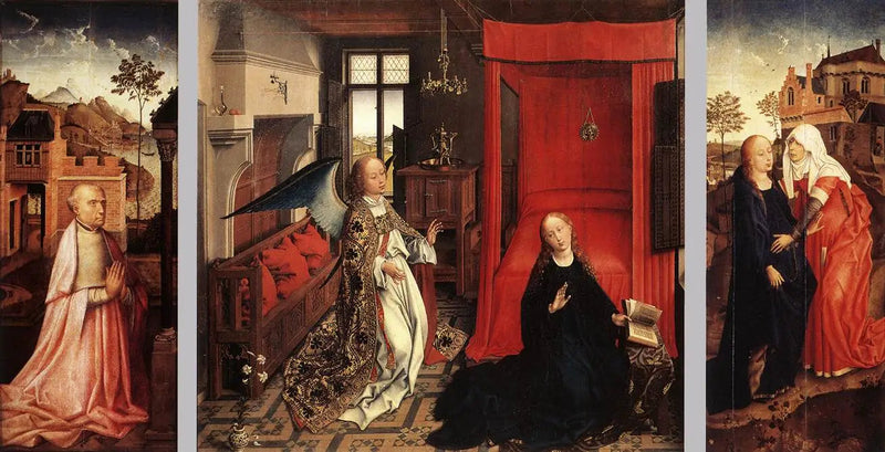 Annonciaation triptyykki - Rogier van der Weyden