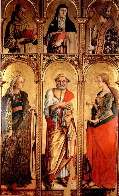 Montefioren triptyykki - Carlo Crivelli