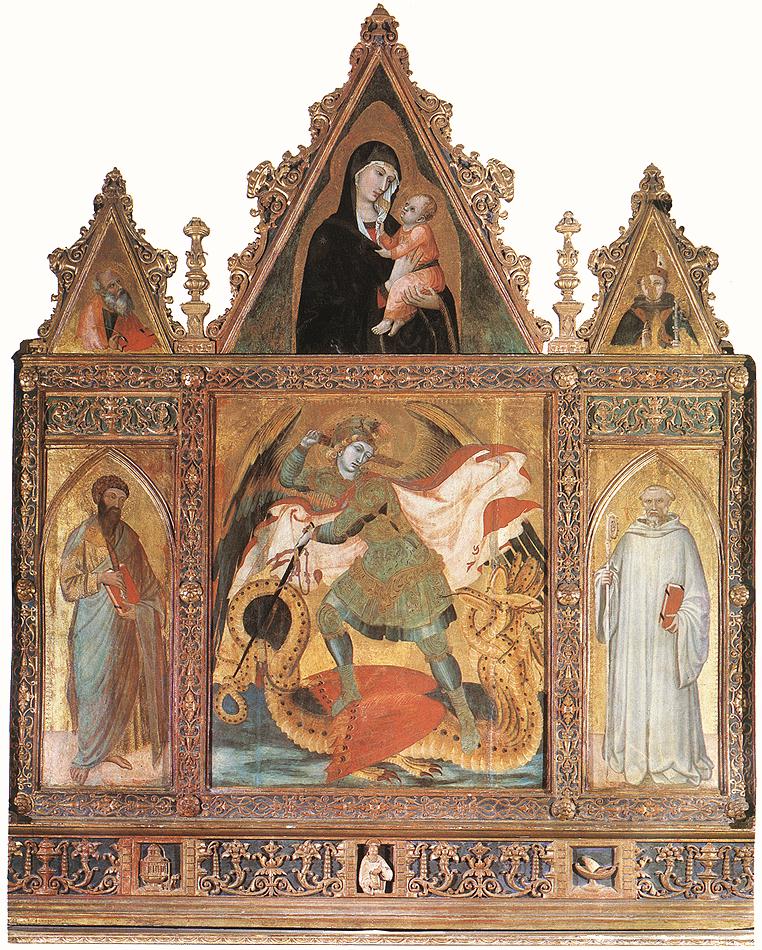 San Michele Triptyyki - Ambrogio Lorenzetti
