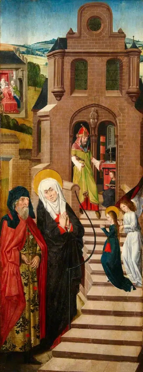 Weston-triptyyki (triptyyki, oikea siipi, sisäpuoli) - Rogier van der Weyden