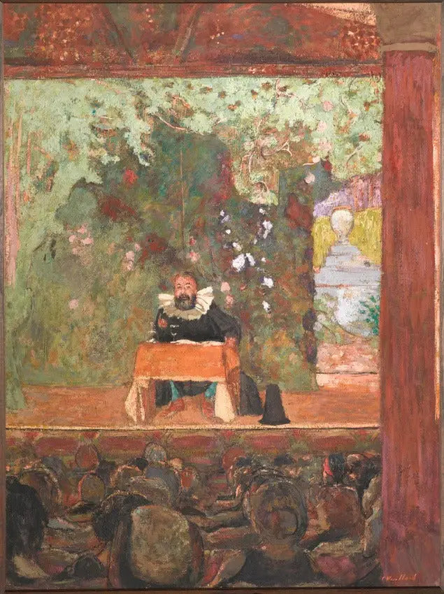 Tristan Bernard puheenvuoron pitäjä - Édouard Vuillard