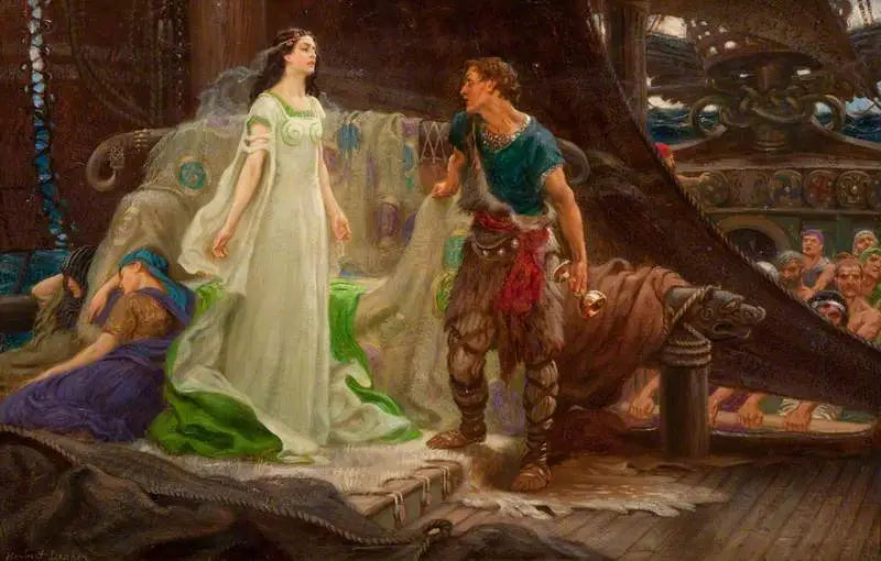 Tristan ja Iseult - Herbert Draper