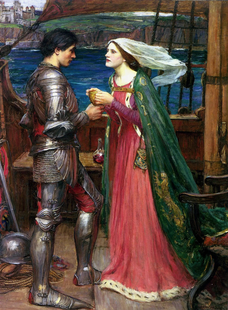 Tristan ja Isolde juomalla myrkkyä - John William Waterhouse