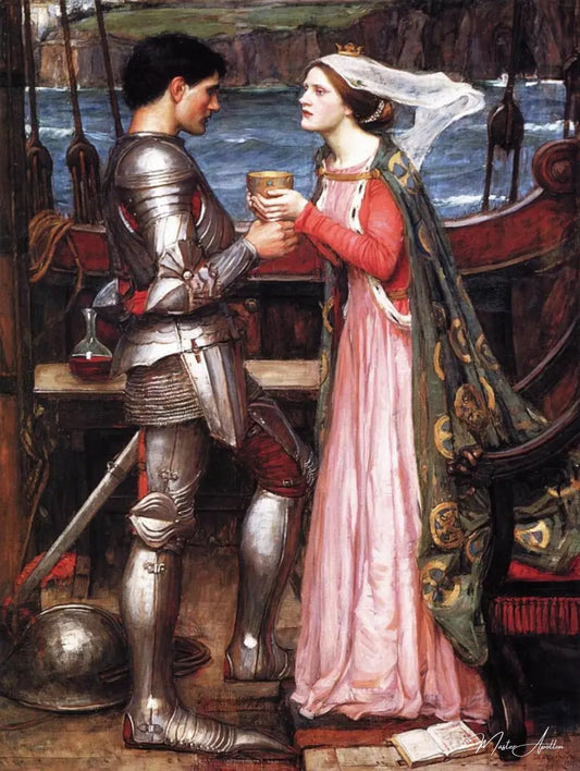 Tristram et Isolde 2 - John William Waterhouse Reproductions de tableaux à la peinture à l’huile