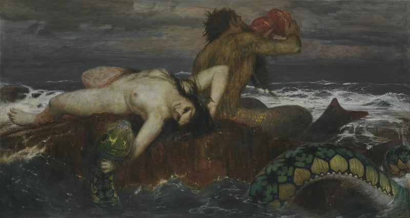 Triton ja Nereidi - Arnold Böcklin