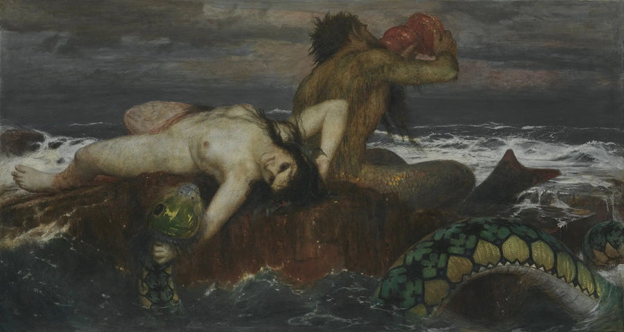 Triton ja Nereidi - Arnold Böcklin