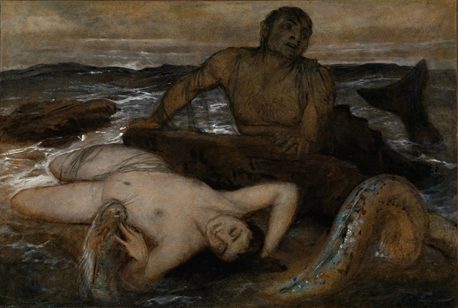 Triton et Néréide - Arnold Böcklin - Alpha Reproduction