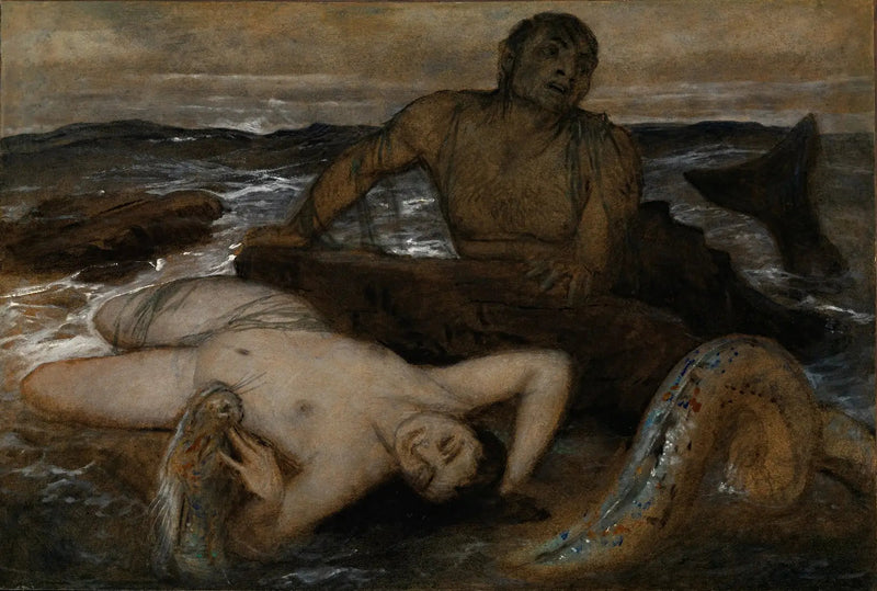 Triton ja Nereidi - Arnold Böcklin