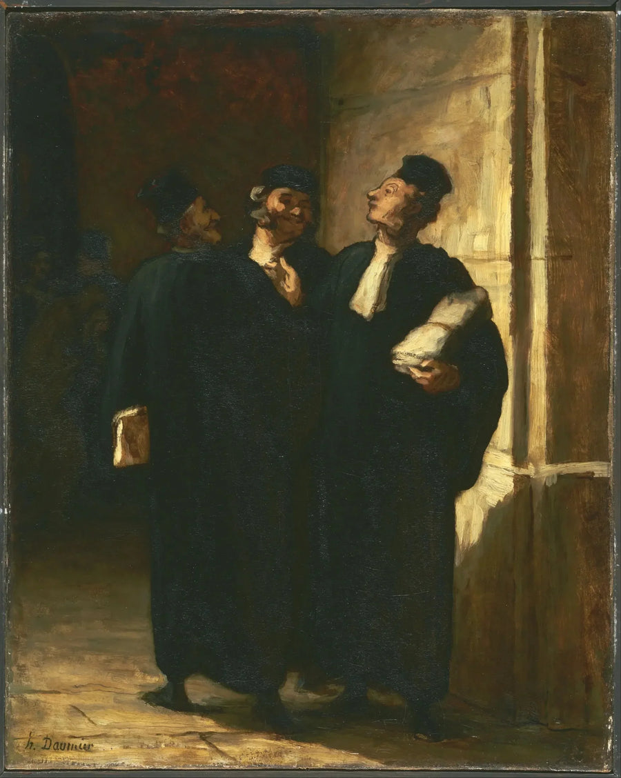 Kolme asianajajaa - Honoré Daumier