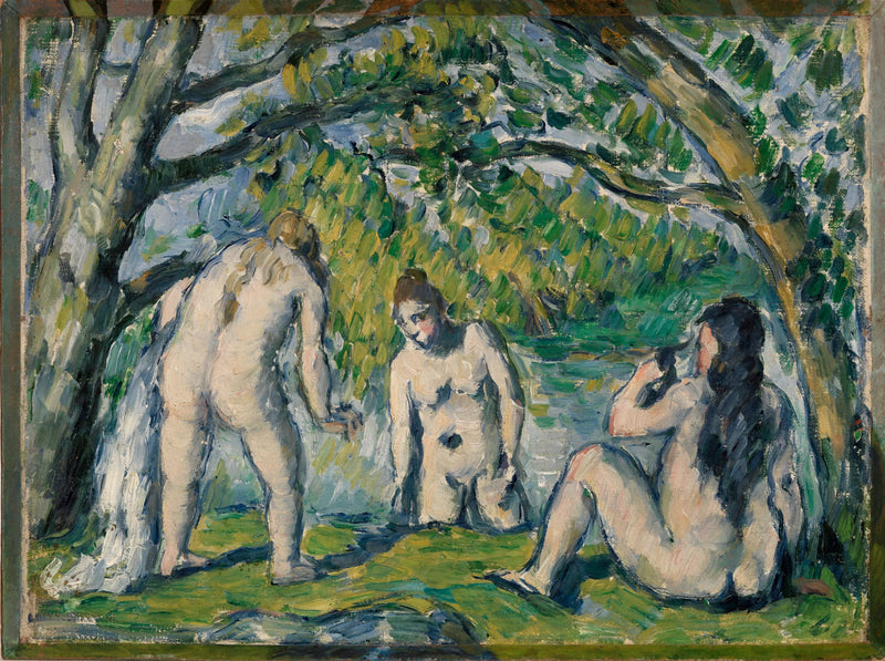 Kolme uimaria - Paul Cézanne