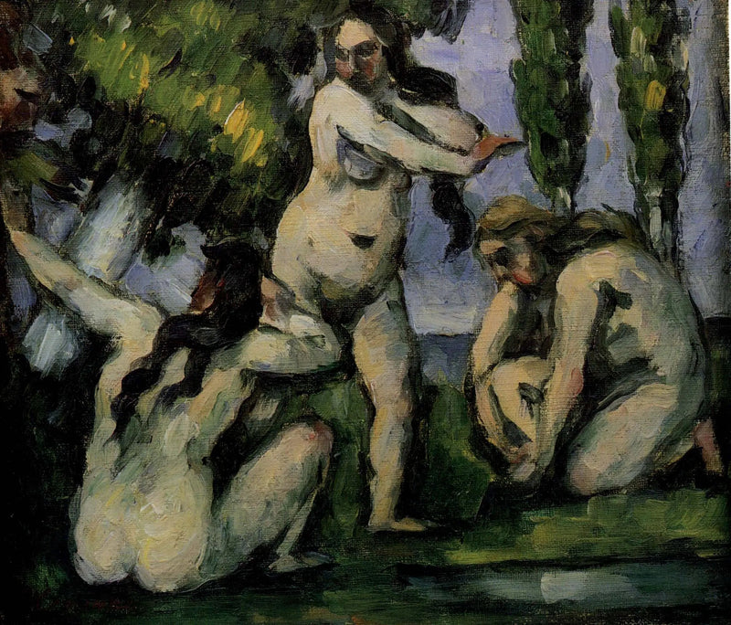 Kolme uimaria - Paul Cézanne