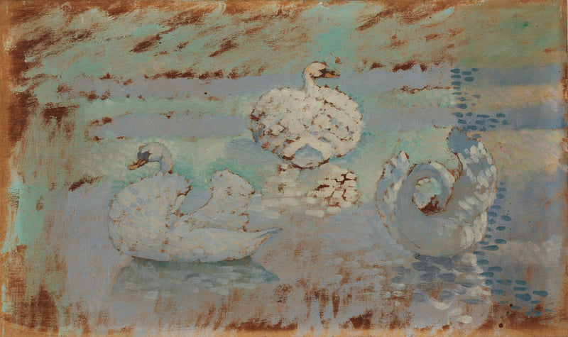Kolme joutsen - Henri-Edmond Cross