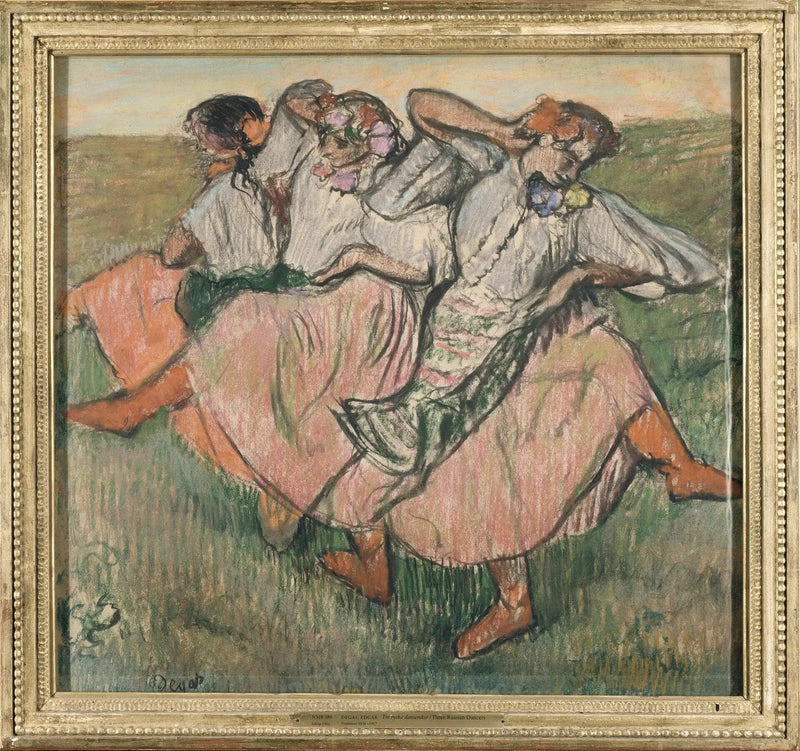 Kolme venäläistanssijaa - Edgar Degas