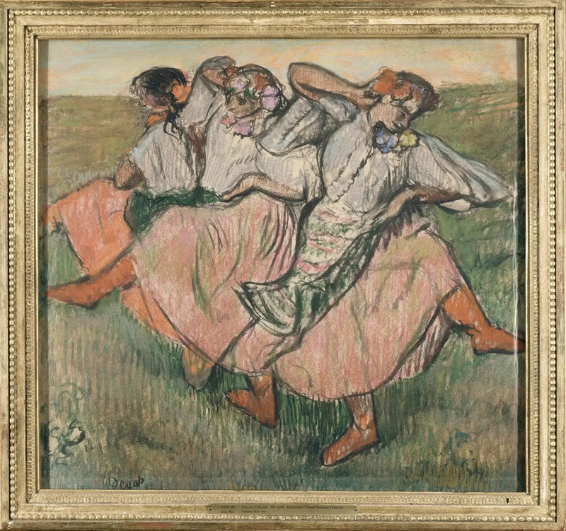Kolme venäläistanssijaa - Edgar Degas