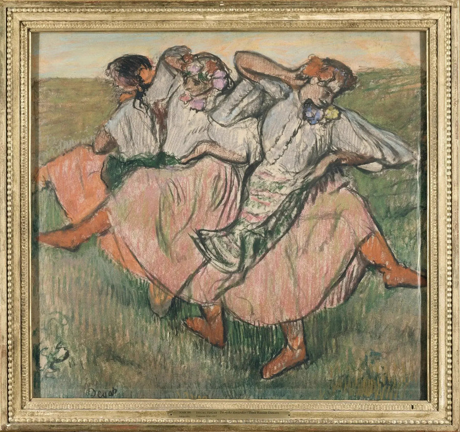 Kolme venäläistanssijaa - Edgar Degas