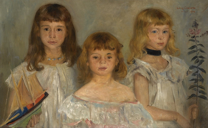 Kolme tyttöä - Lovis Corinth