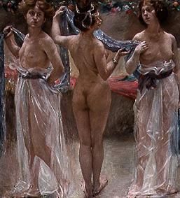 Kolme Kreikkaa - Lovis Corinth