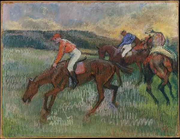 Kolme ratsastajaa - Edgar Degas