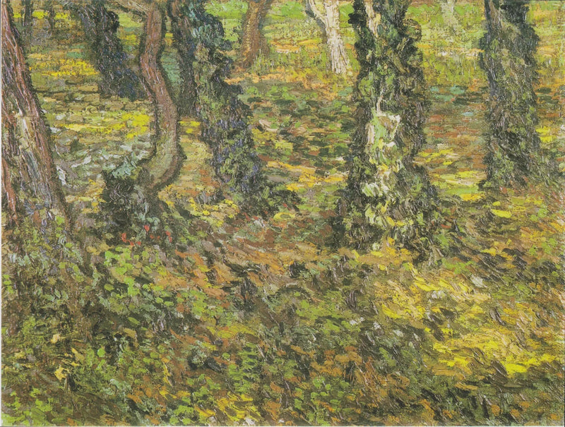 Puiden runkoja muratilla - Vincent van Gogh