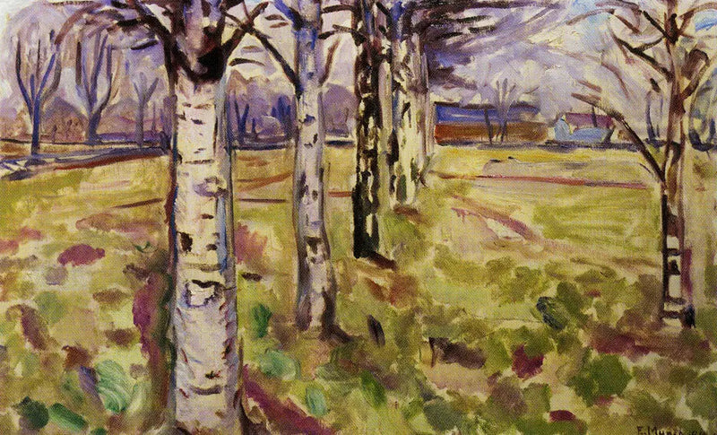 Koivutukit - Edvard Munch