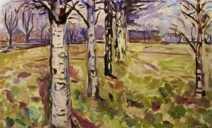 Koivutukit - Edvard Munch