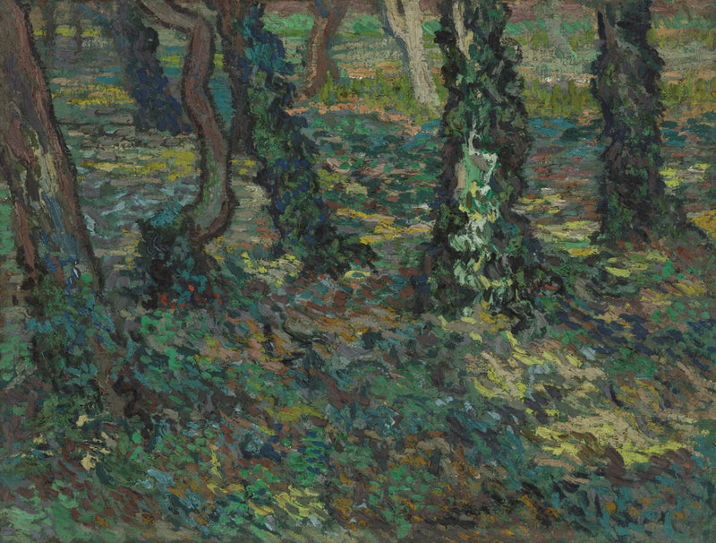 Puiden runkoja muratilla - Vincent van Gogh
