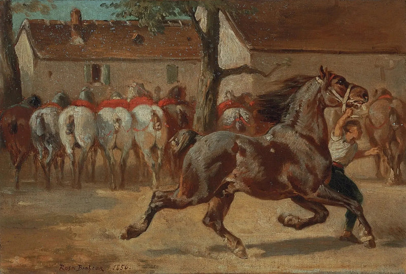 Trotteeraa hevosta - Rosa Bonheur