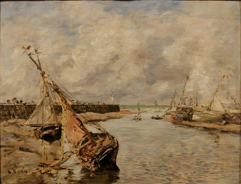 Trouville-Deauville – Alhaalla oleva vuorovesi - Eugène Boudin