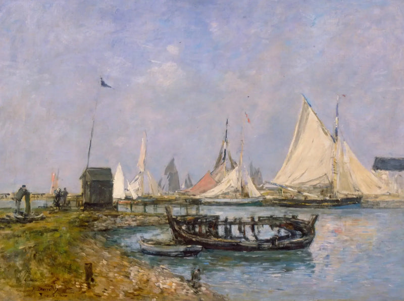 Trouville - Sataman sisäänkäynti - Eugène Boudin