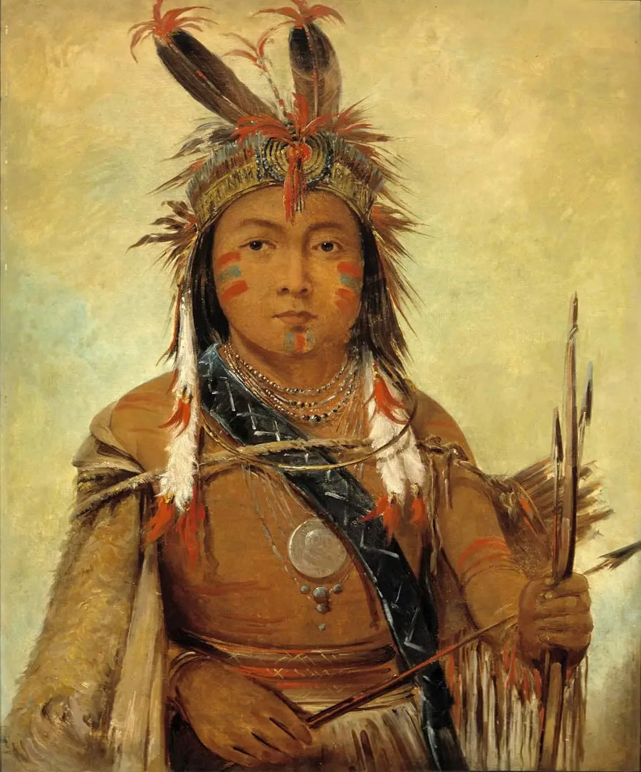 Ud-je-jock, Pélican, poika - George Catlin