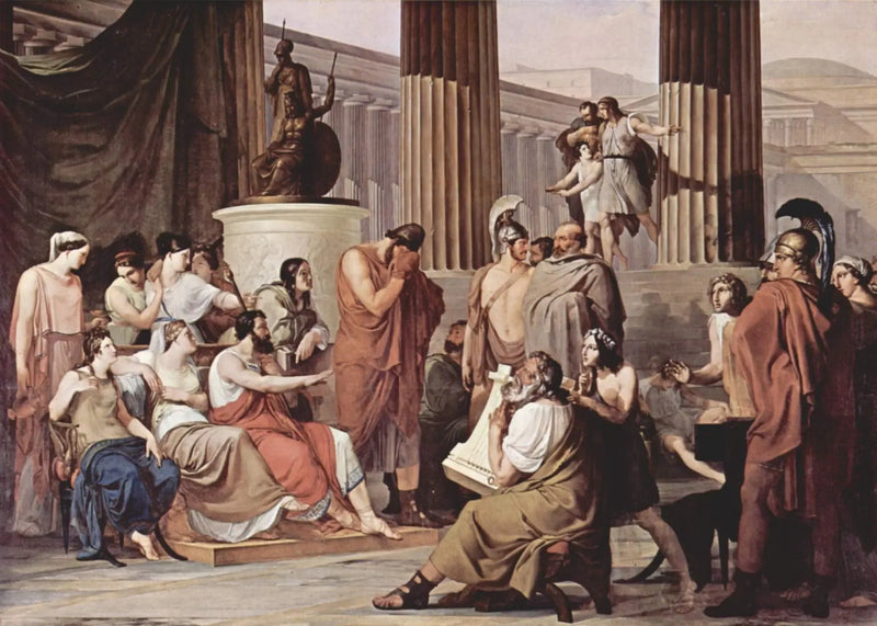 Ulysse Alcinooksen hovissa - Francesco Hayez