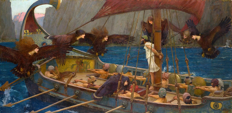 Ulysses ja sirenit - John William Waterhouse