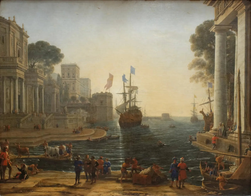 Ulysse palauttaa Chryséisin isälleen - Claude Lorrain