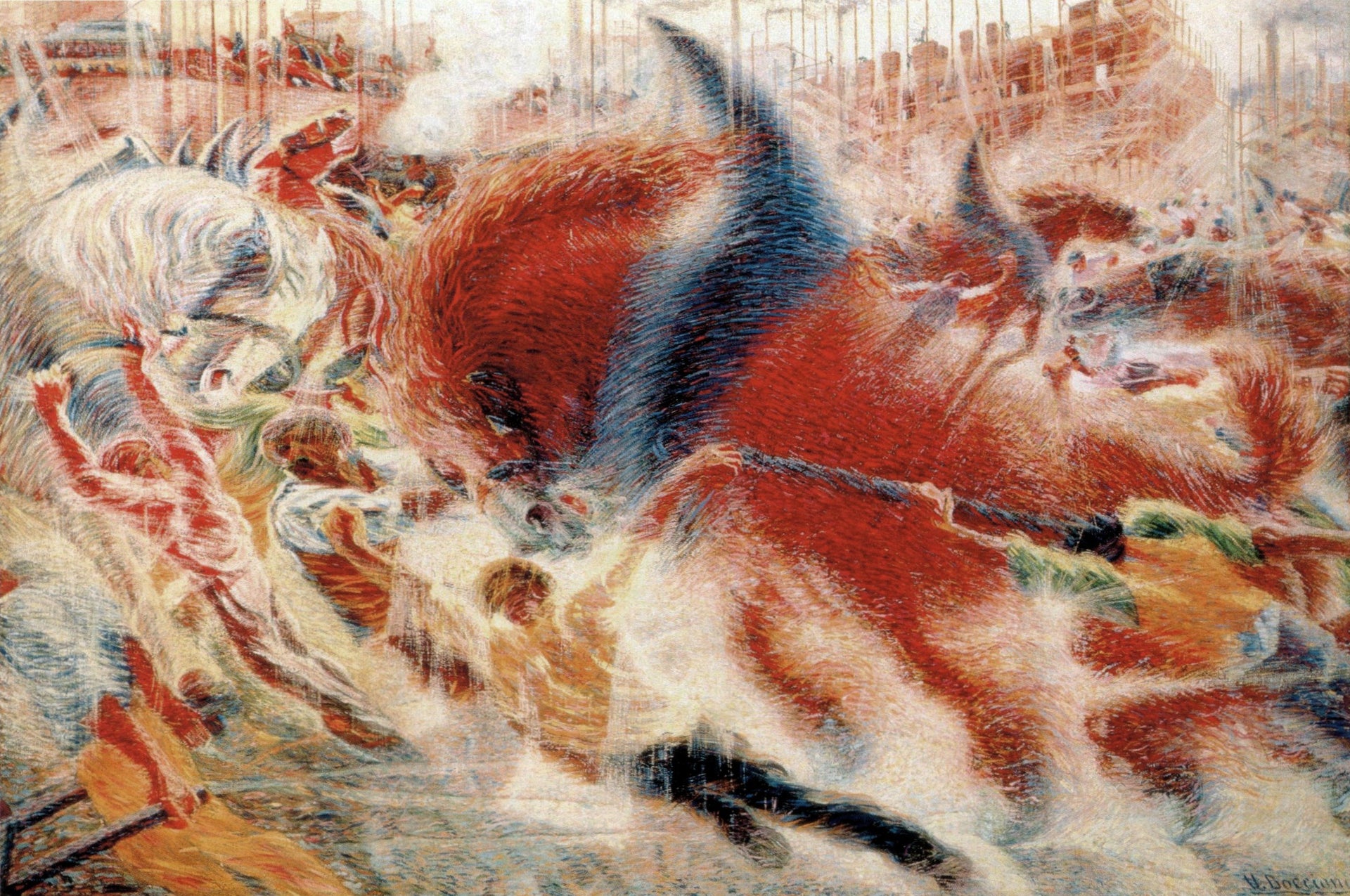 La Ville qui monte - Umberto Boccioni
