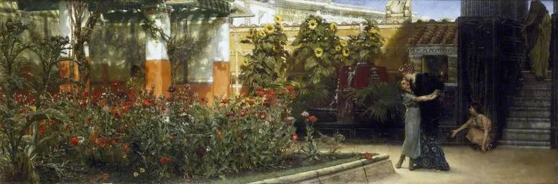 Lämmin vastaanotto - Lawrence Alma-Tadema