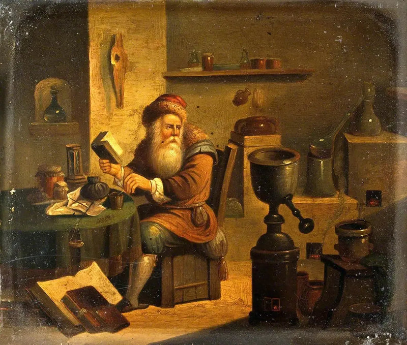 Alkemisti laboratoriossaan - David Teniers nuorempi