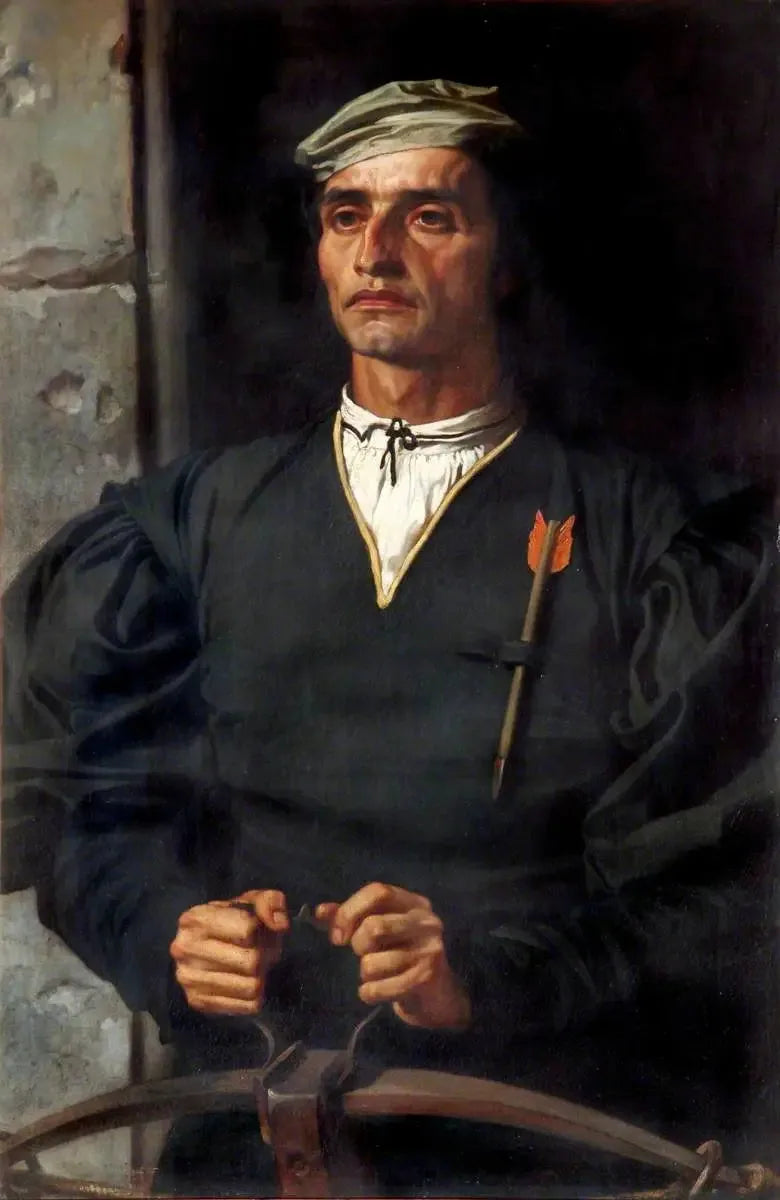 Italialainen jousimies - Frederic Leighton