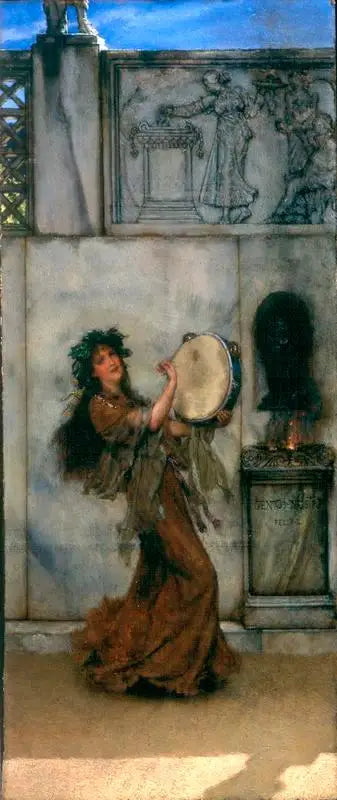 Un autel de jardin - Lawrence Alma-Tadema - Alpha Reproduction