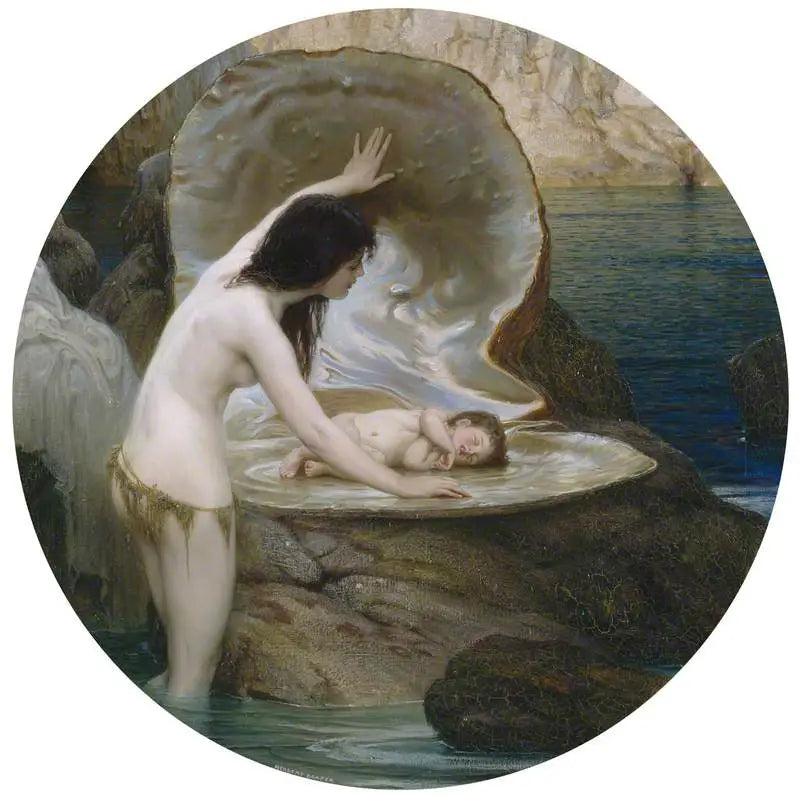 Veden vauva - Herbert Draper