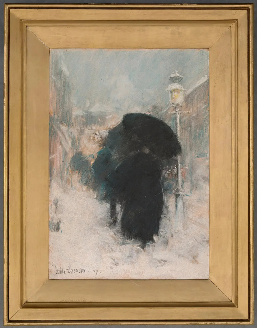 Myrskymyrsky New Yorkissa - Childe Hassam
