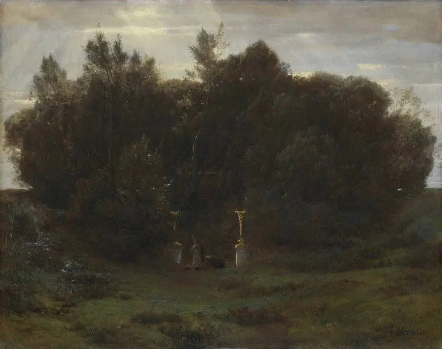 Pyhä puuryhmä - Arnold Böcklin