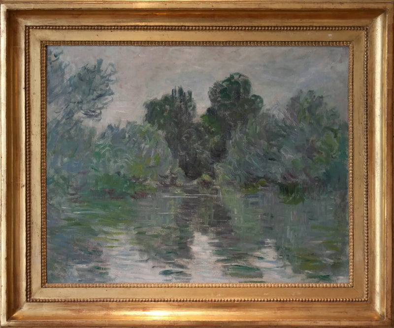 Seinen haara Vétheuilin lähellä - Claude Monet