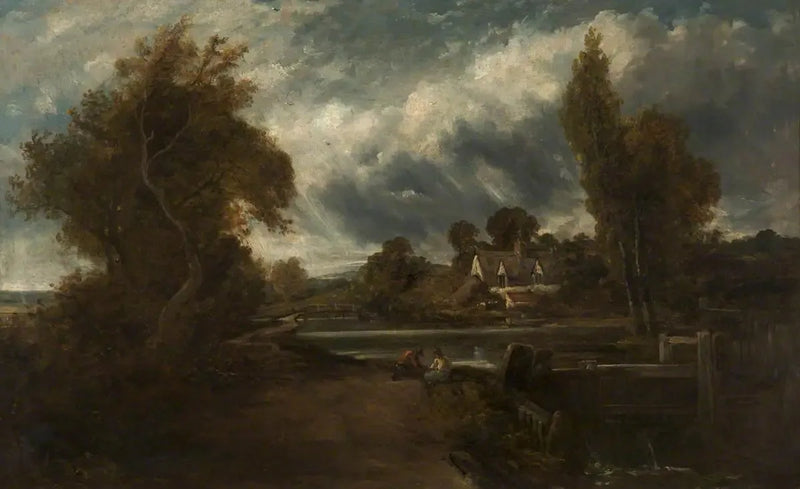 Ketju Stour-joen rannalla - John Constable