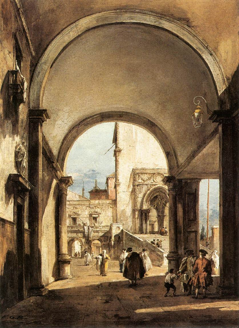 Arkkitehtoninen mielijohde - Francesco Guardi