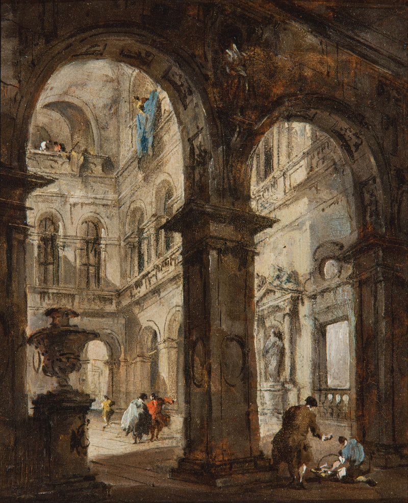Arkkitehtoninen mielijohde - Francesco Guardi